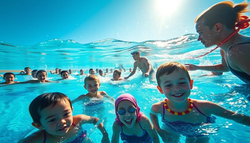 游泳班, 學游水